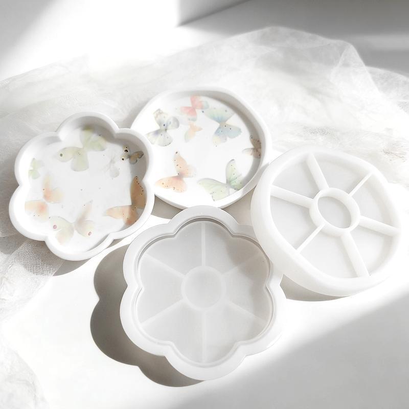 Art Craft Flower Making - Bloemvormige Ronde Siliconen Bakvorm Hittebestendig Anti-aanbak