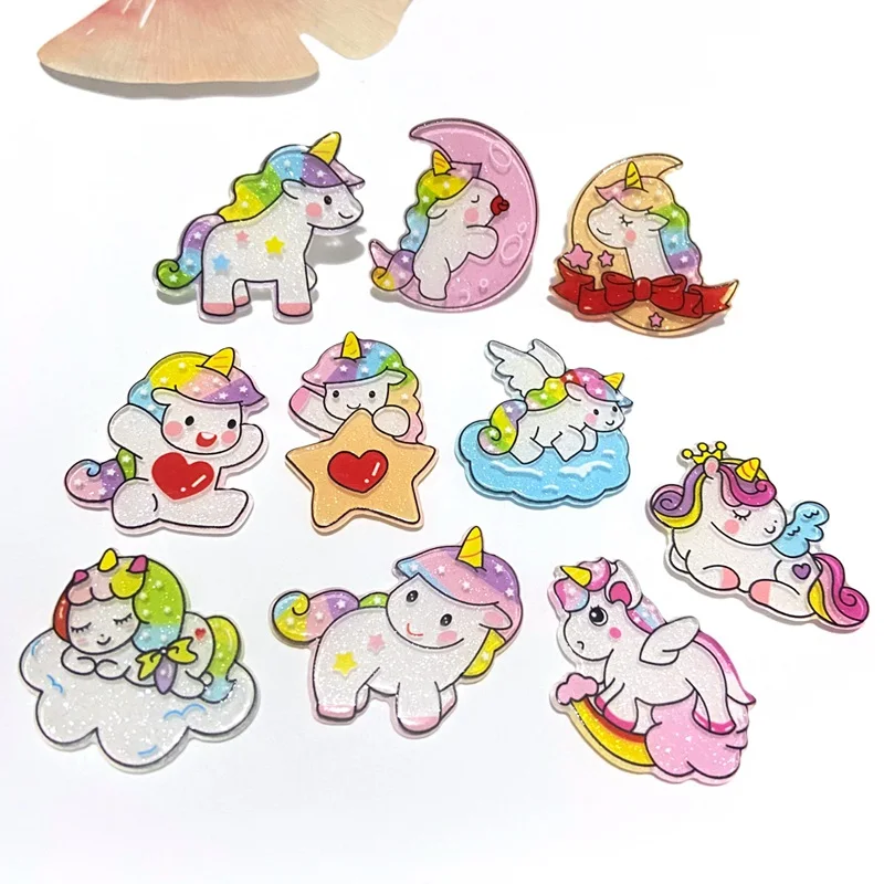 Art Craft Unicorn - 10 stks/partijen Nieuwe Planar Eenhoorn Regenboog