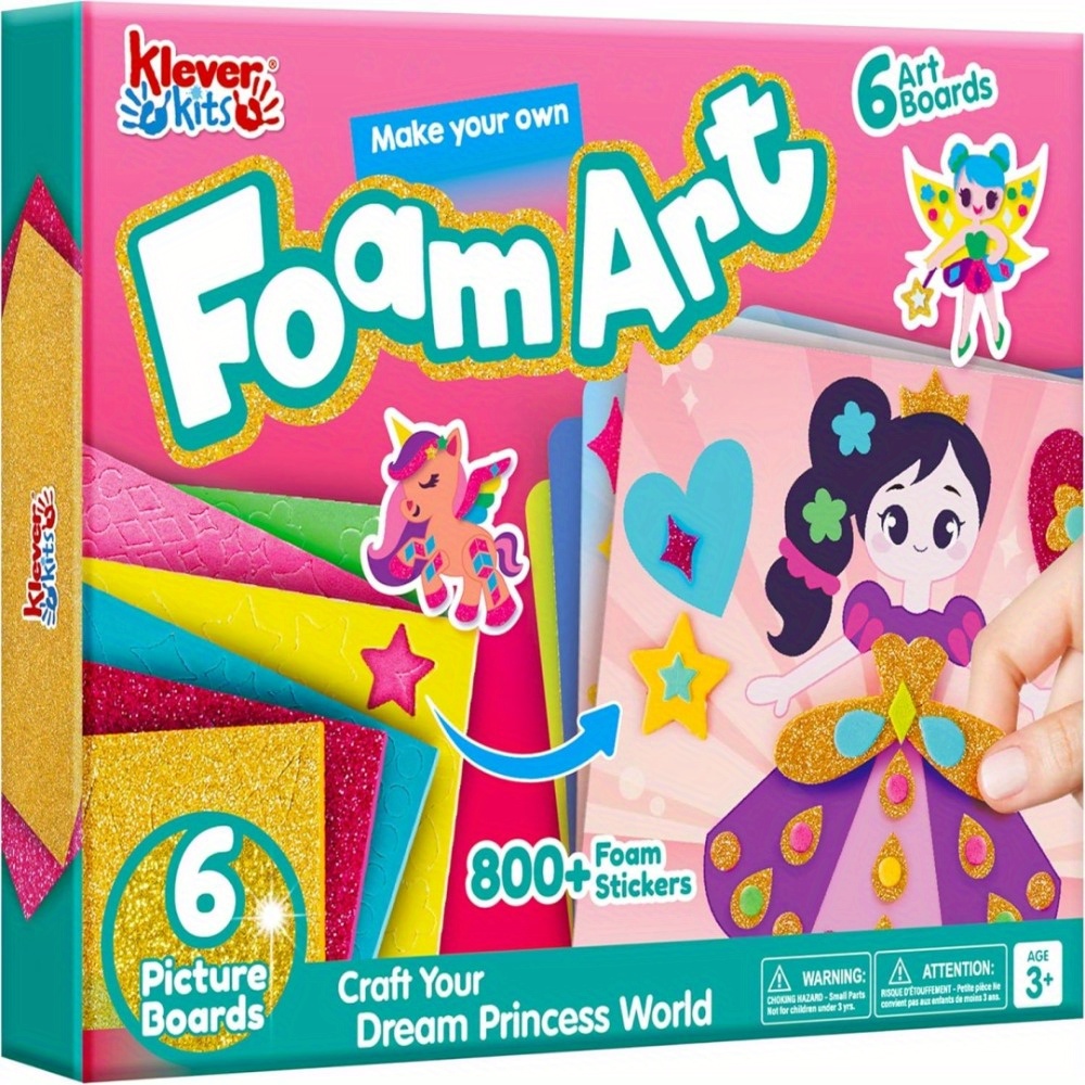Art Craft Unicorn - Foam Art Kit voor kinderen, EVA