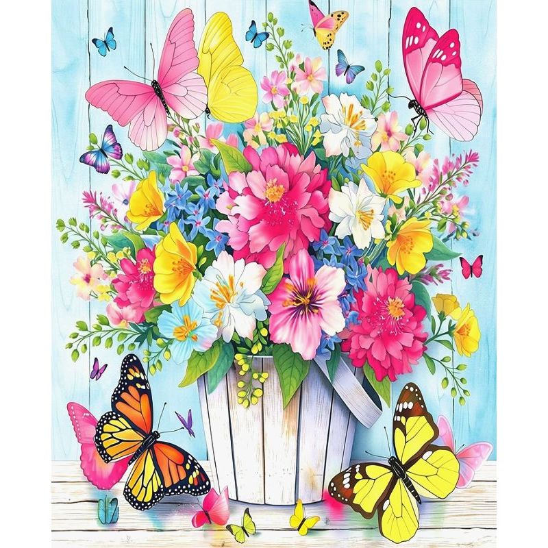 Art Craft Flower Making - GATYZTORY Bloempot Schilderen op Nummer Huis