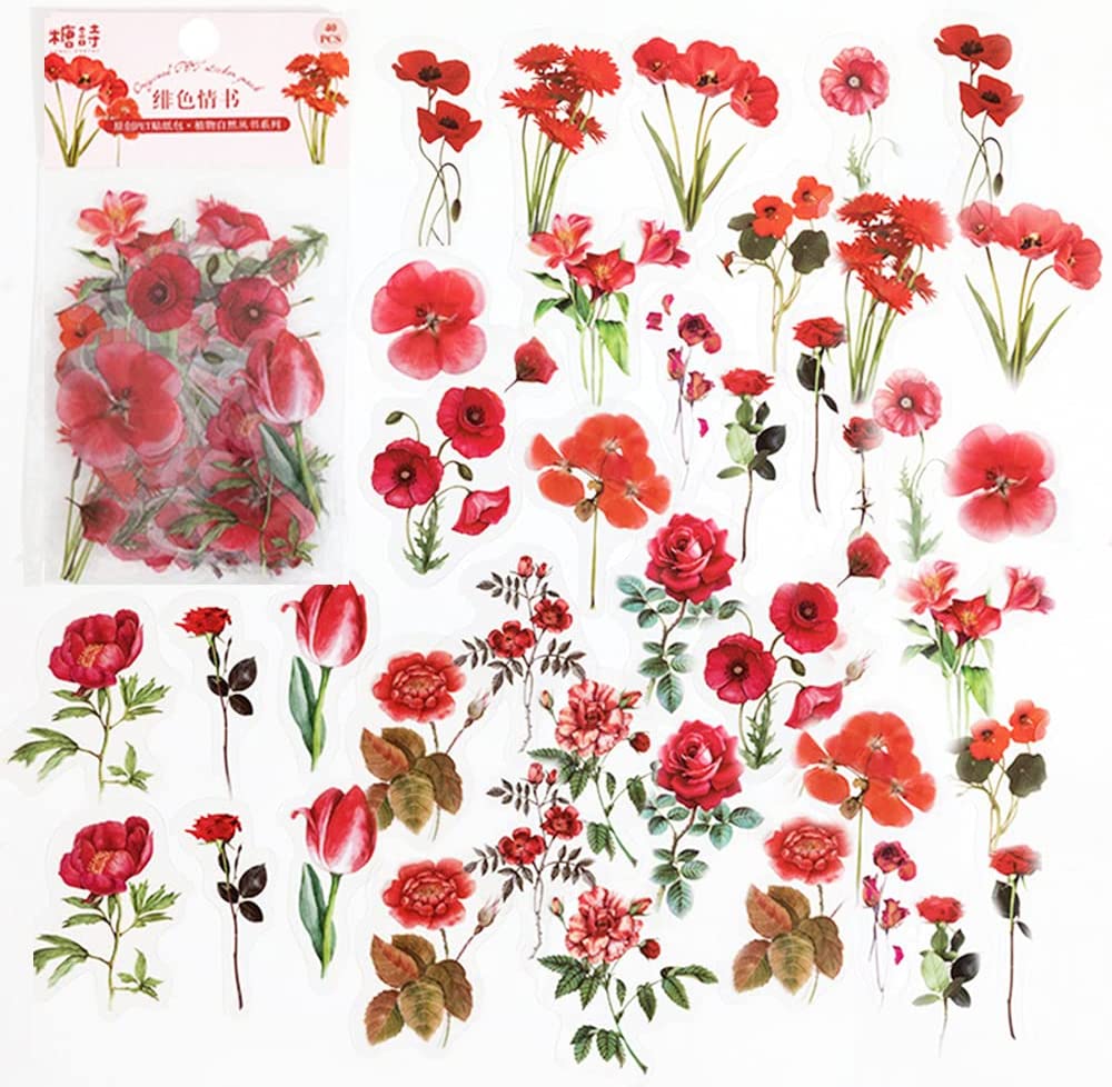 Art Craft Journals - 40 Stuks Plakboek Stickers Huisdier Transparante