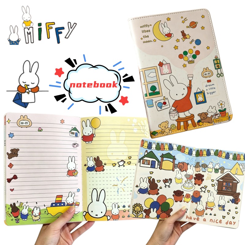 Origami Paper Set - Nieuwe B6 Miffy Leuke Notebook Geïllustreerde