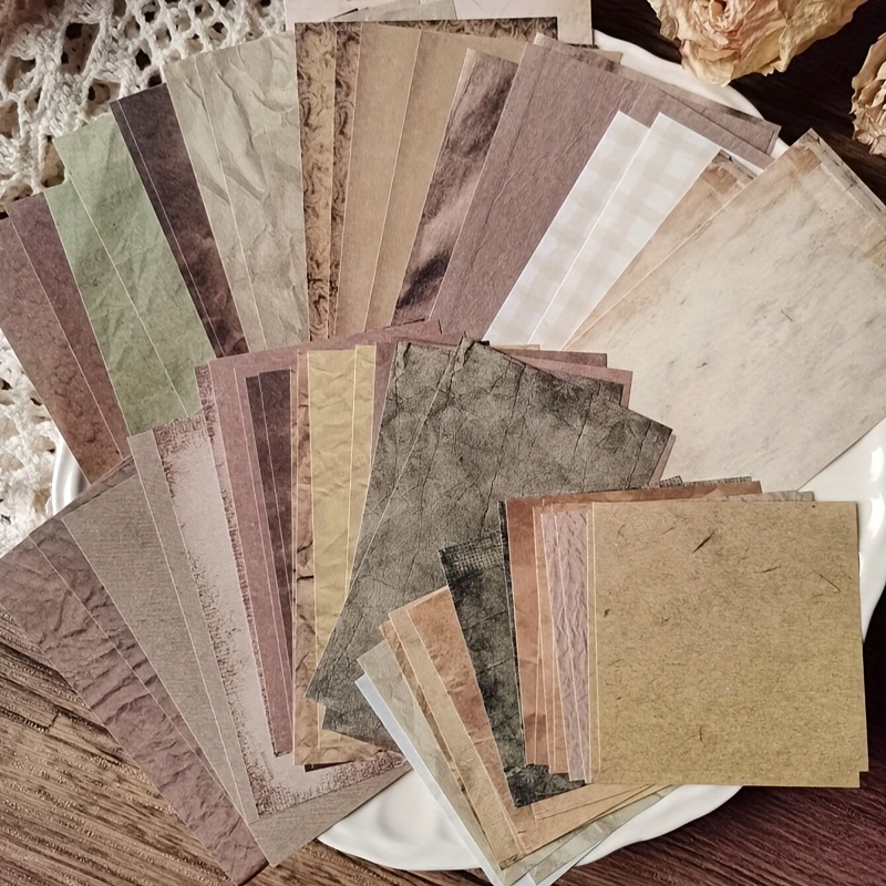 Art Craft Journals - 60-vellen vintage knutselpapierset met gemengd patroon