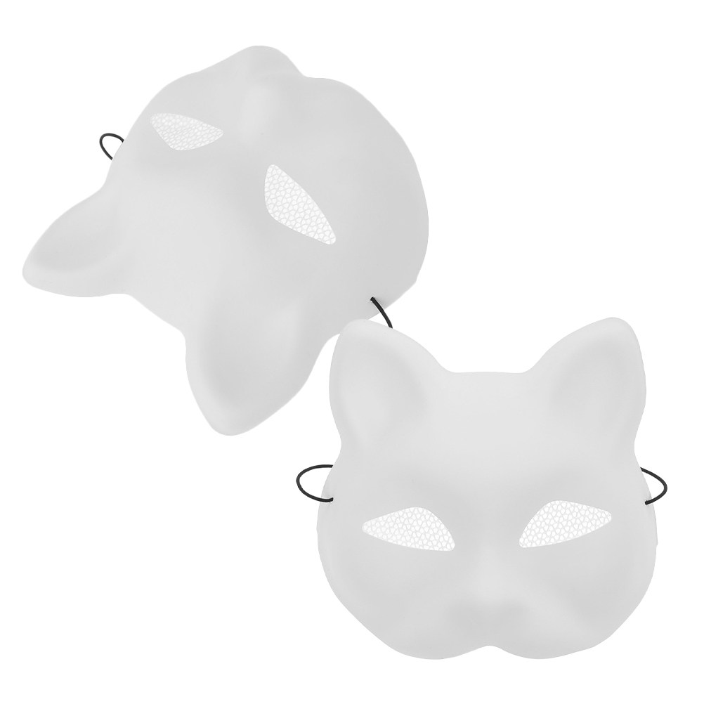 Art Craft Preschool - 2 stuks schattige kattenontwerp beschilderbare plastic