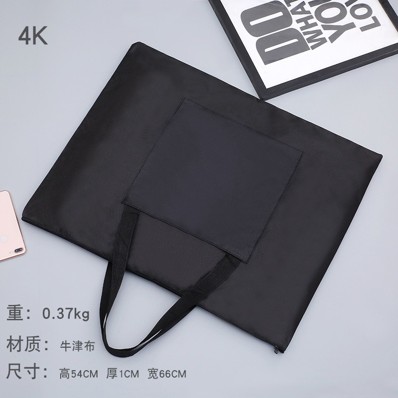 Art Portfolio Bag - 4K/8K Grote Dacron Waterdichte Lichtgewicht Kunstportfolio