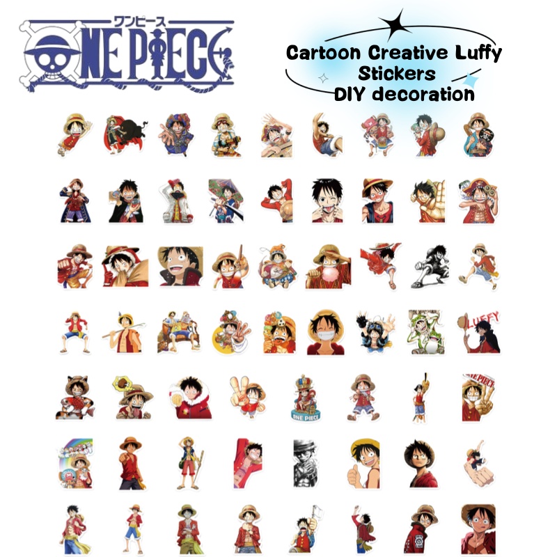 Origami Paper Set - One Piece anime personage Luffy cartoon