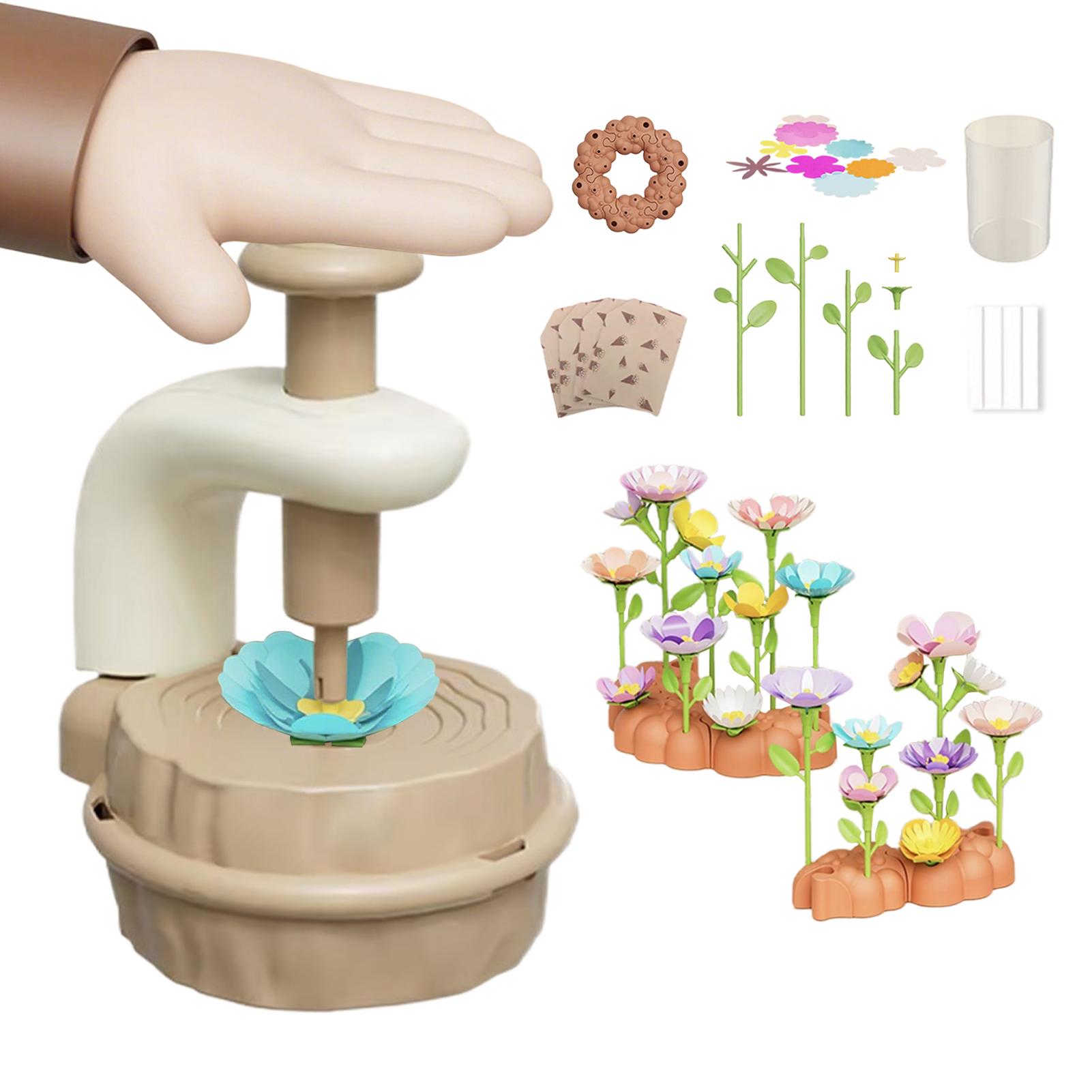 Art Craft Flower Making - Bloemenmaakset Stof Bloem Kunstknutselset Speelgoed voor