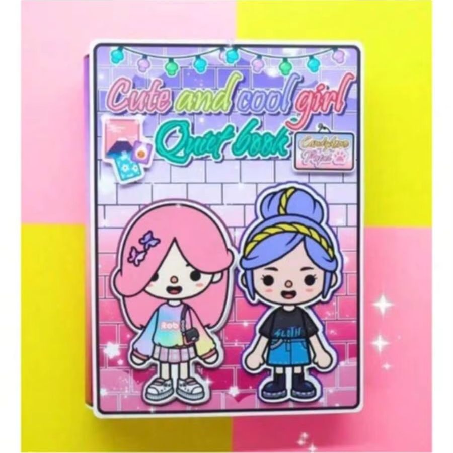 Art Craft 3 Year Old - Papieren poppen thema DIY sticker knutselset,