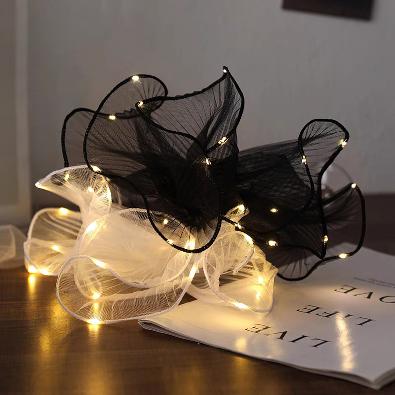 Art Craft Items - 1 stks LED bloem inpakpapier met