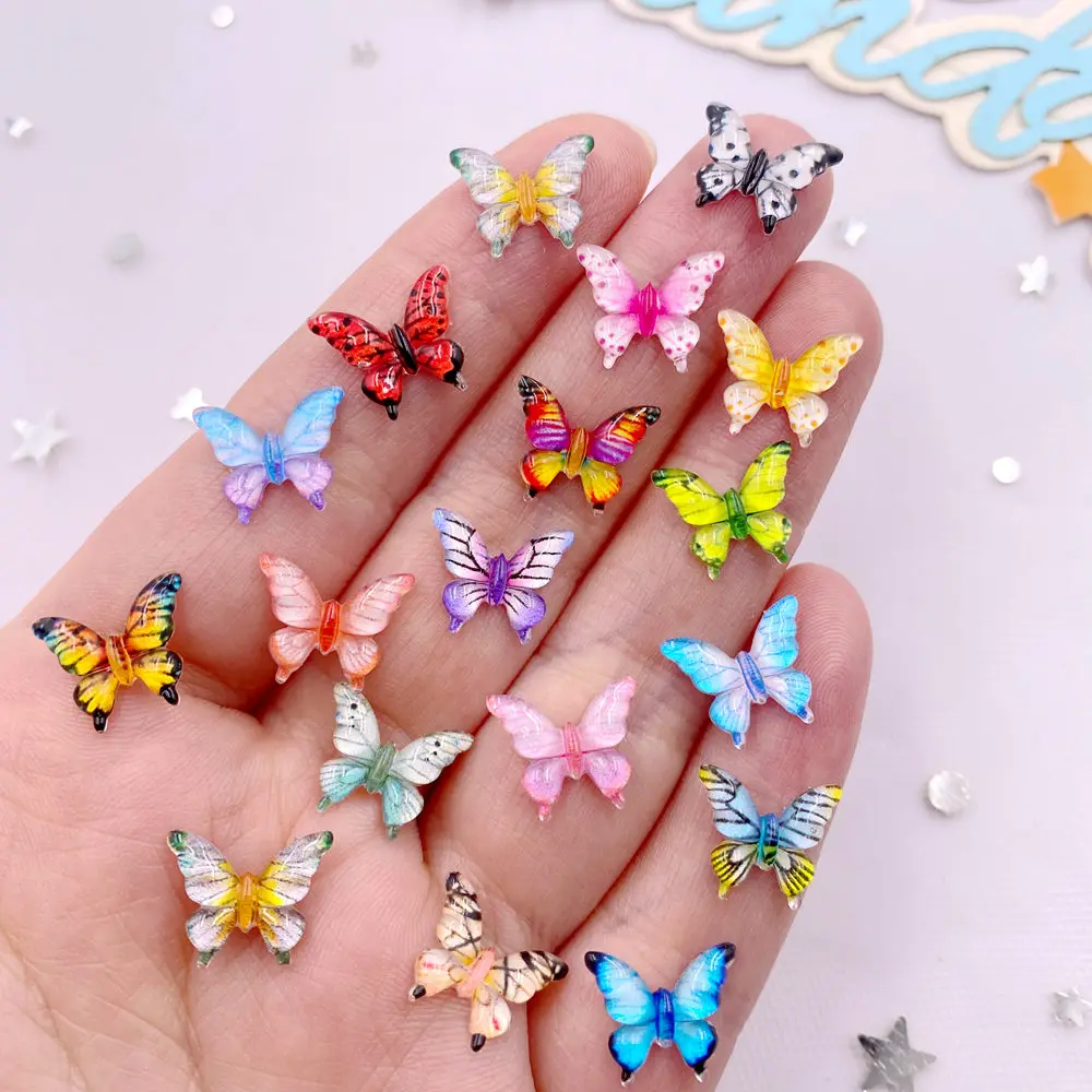 Tv Art And Craft - 50PCS 10mm Gemengde Hars Kleurrijke Mini