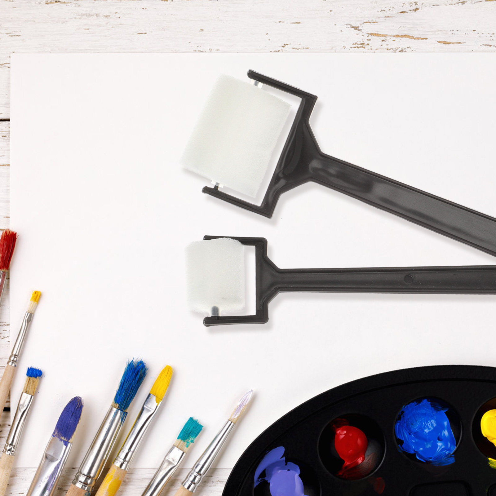 Art Craft Preschool - 15-delige kunstschildersponsborstelset voor kinderen voorschoolse ambachten