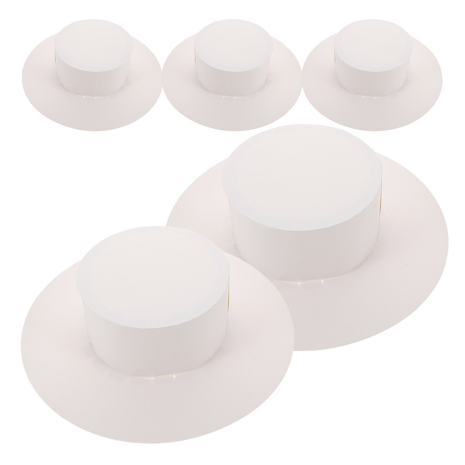 Art Craft Preschool - 5 stuks DIY beschilderbare papieren zonnehoeden