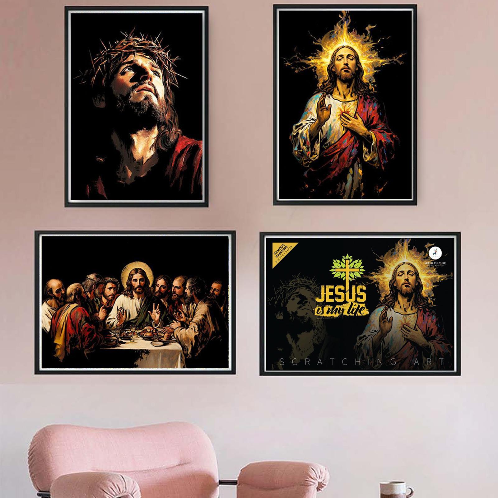 Krasboek Jesus Scratch Paintin - Art Craft 3 Year Old recensie en prijs