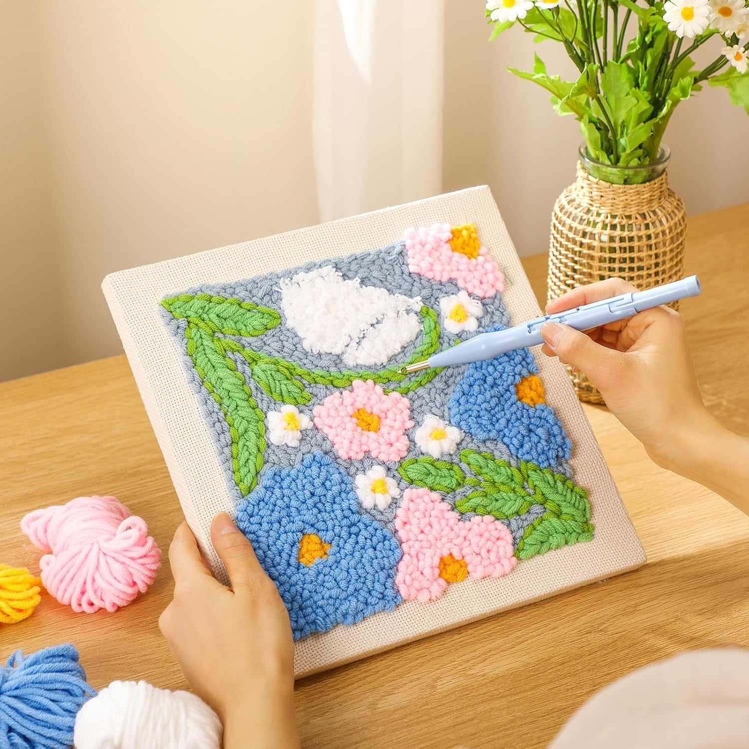 Punch Needle Kit met Frame voo - Art Craft Easy With Paper recensie en prijs