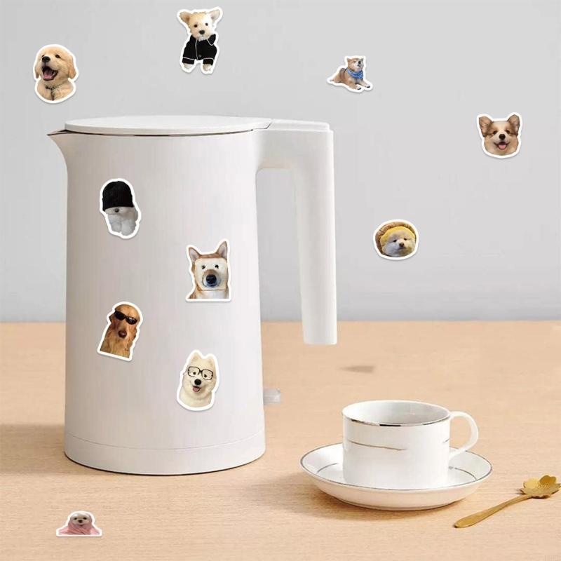 Hond emoticon sticker lijmrol  - Art Craft Easy With Paper recensie en prijs