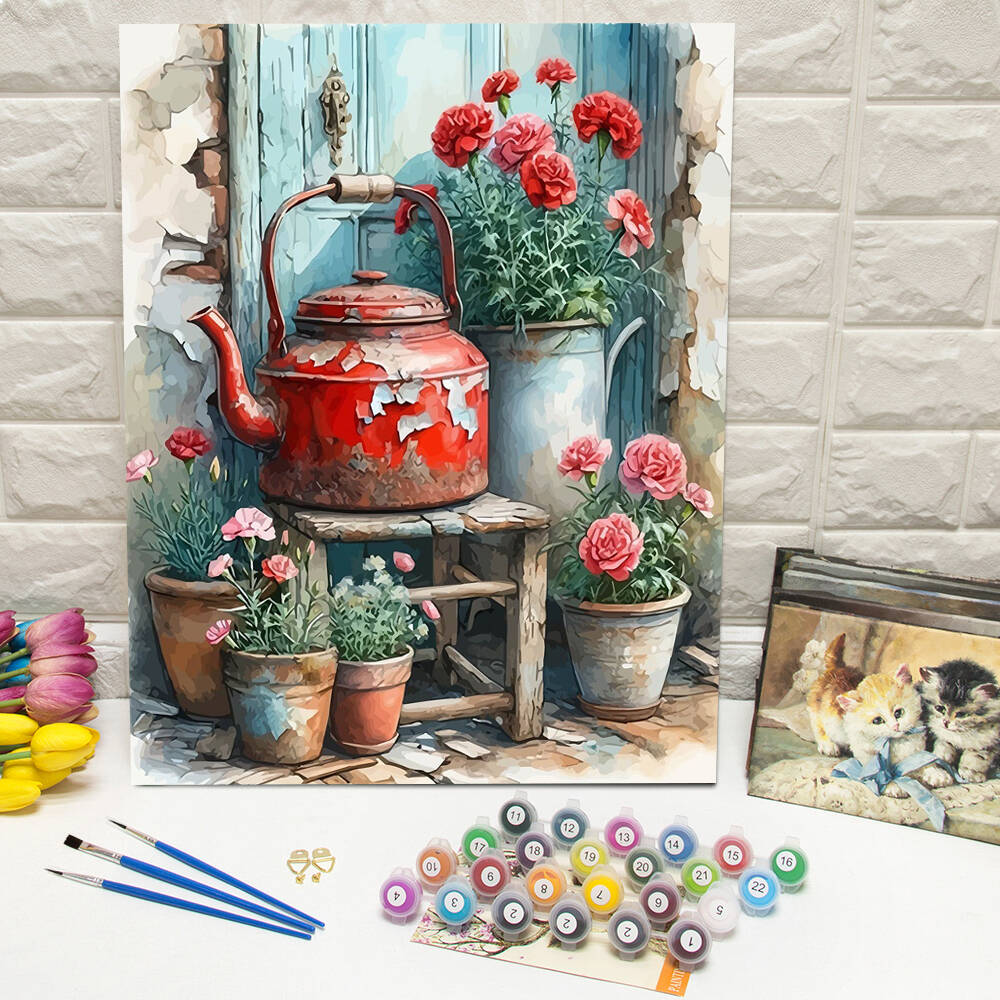 Olieverfschilderij van nummers - Art Craft Door recensie en prijs