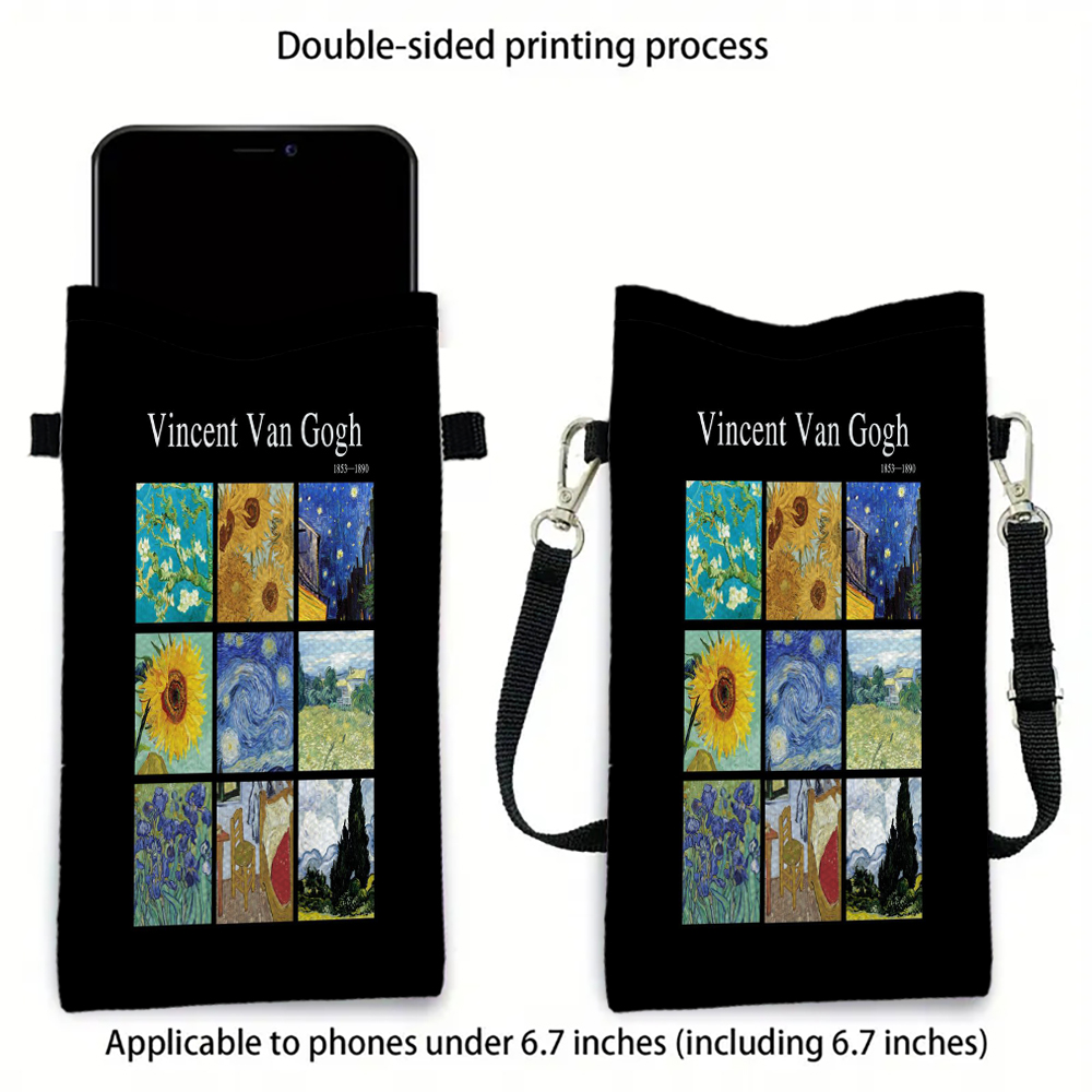 Van Gogh telefoonzakje met dra - Art Portfolio Bag recensie en prijs