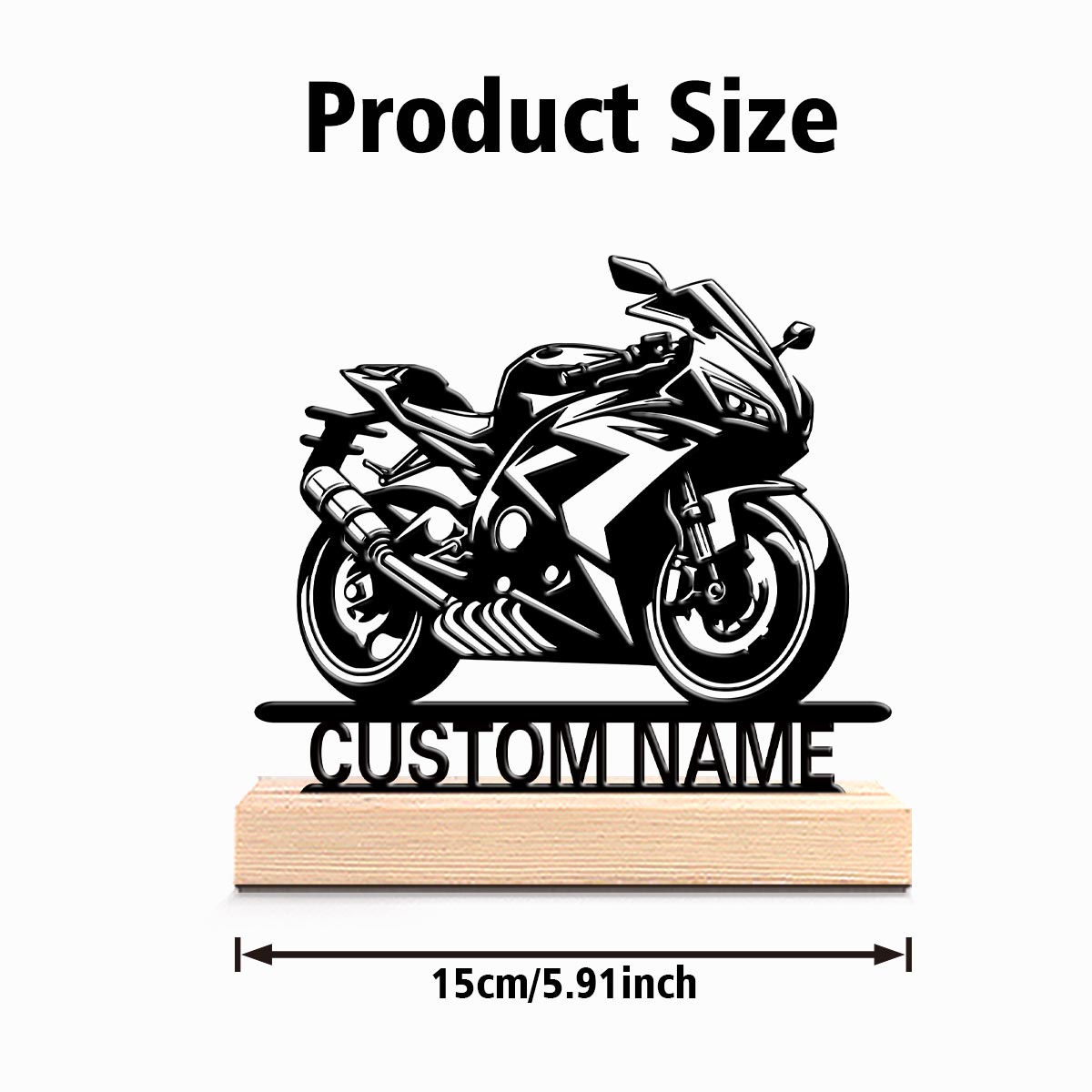 1 stuk abstract cool motorfiet - Art Craft Wood recensie en prijs