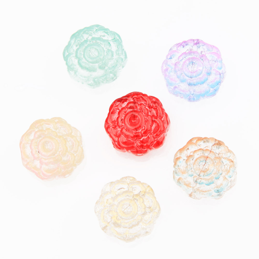 30 stks Glas Rose Bloem Kralen - Art Craft Flower Making recensie en prijs