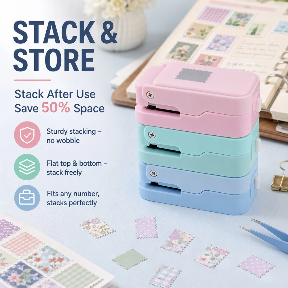 Draagbare stapelbare stempelra - Art Craft Journals recensie en prijs