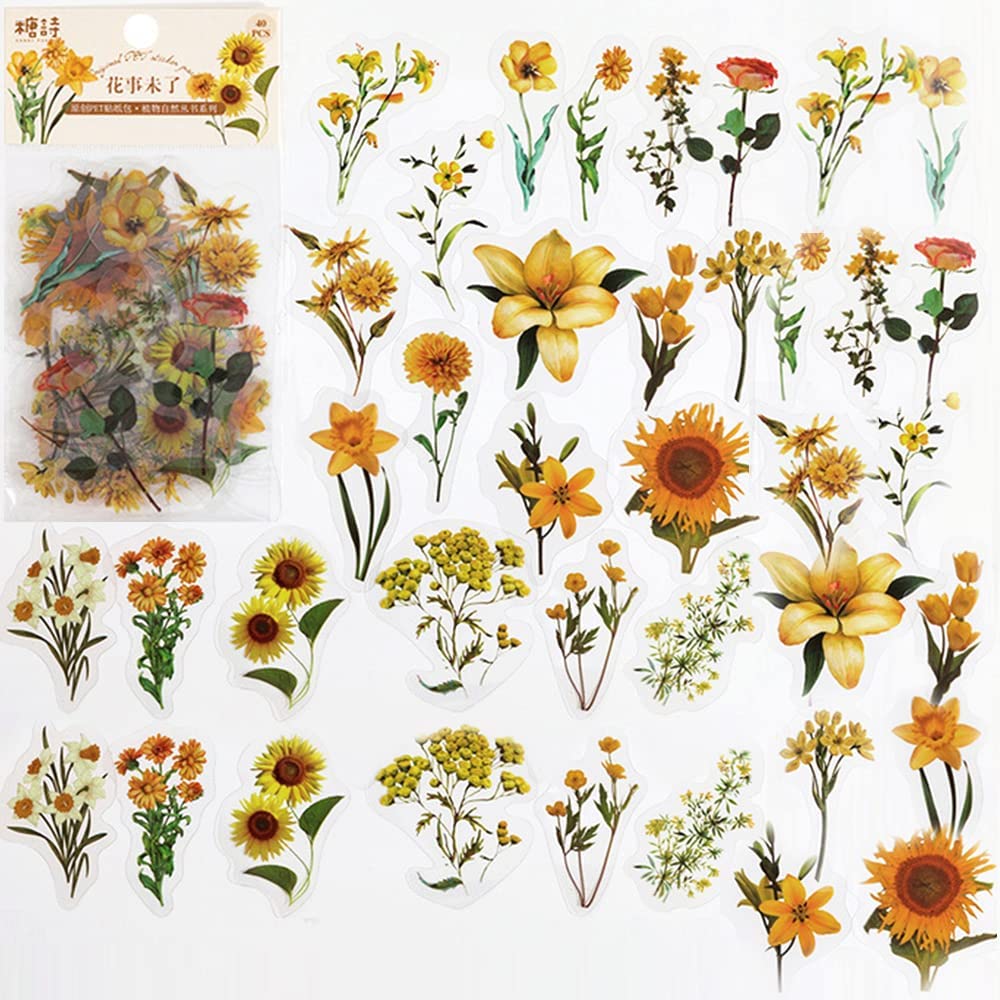 40 Stuks Plakboek Stickers Hui - Art Craft Journals recensie en prijs
