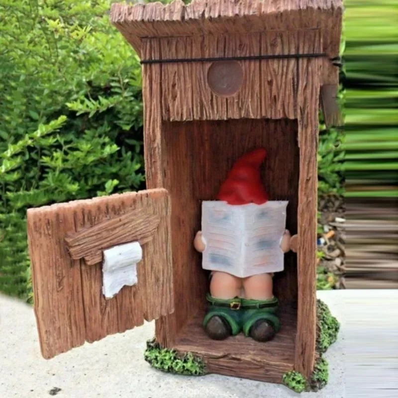 Leesboek Gnome Standbeeld Scul - Art Craft Door recensie en prijs
