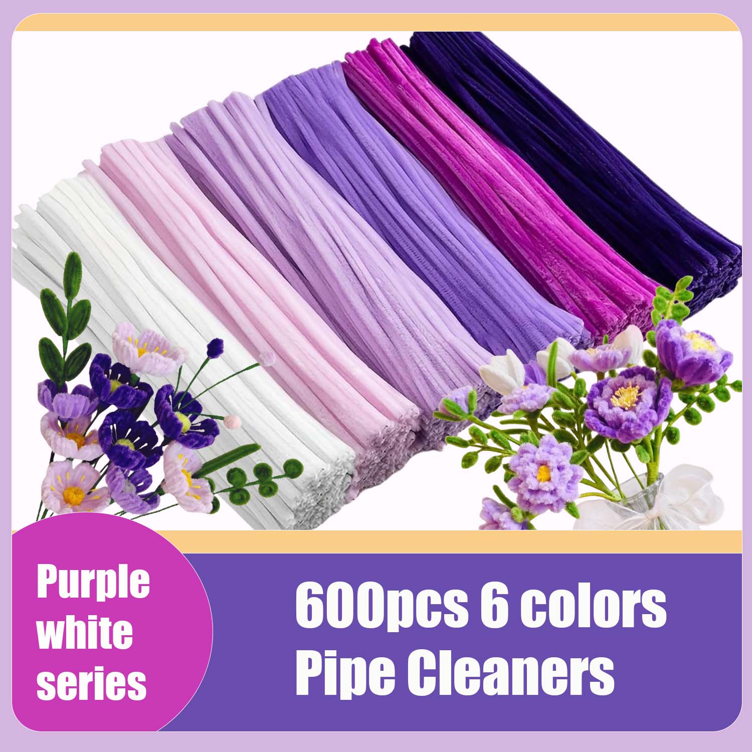 600 stuks veelkleurige bloemma - Art Craft Flower Making recensie en prijs