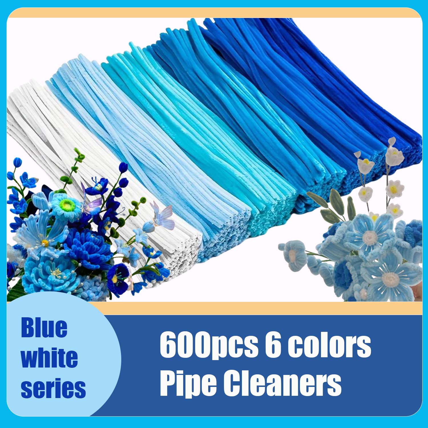 600 stuks veelkleurige bloemma - Art Craft Flower Making recensie en prijs