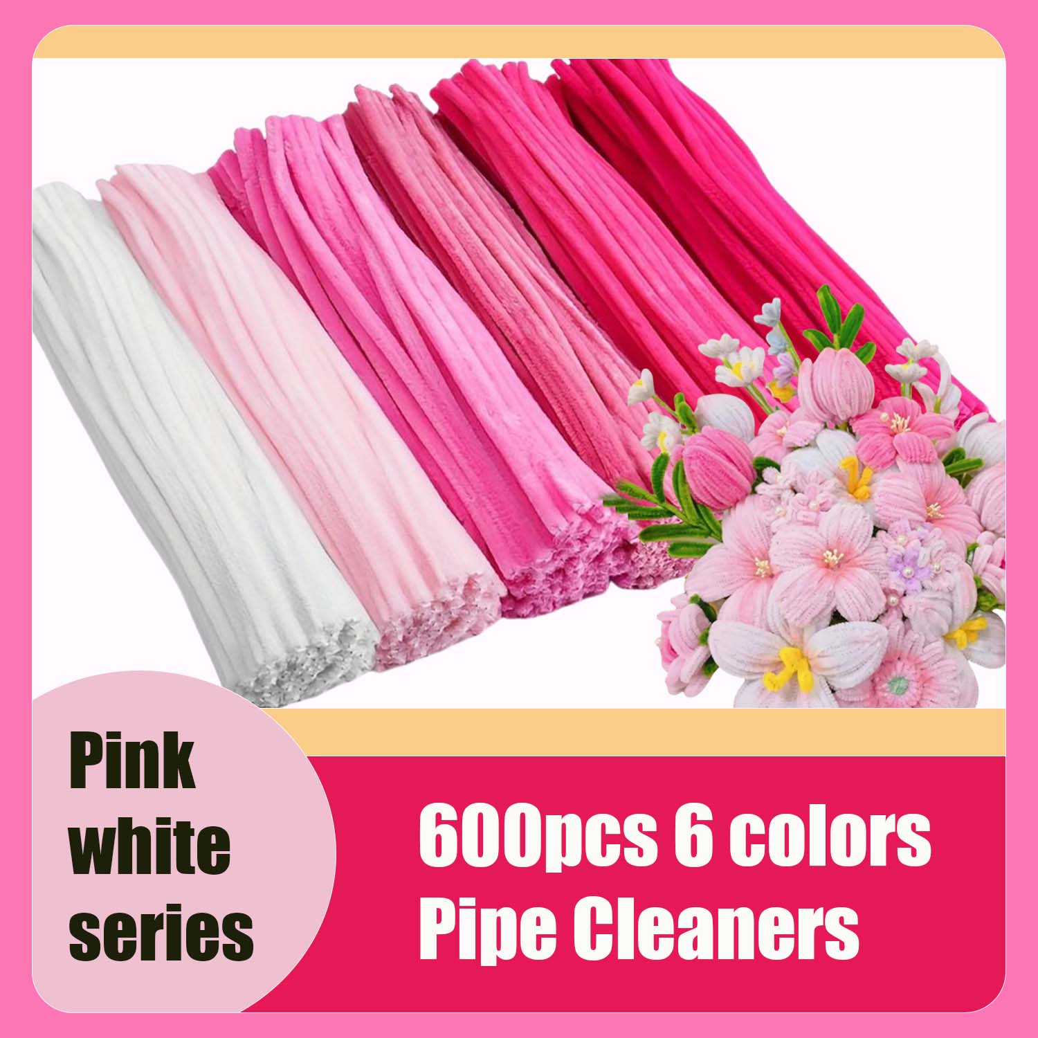600 stuks veelkleurige bloemma - Art Craft Flower Making recensie en prijs