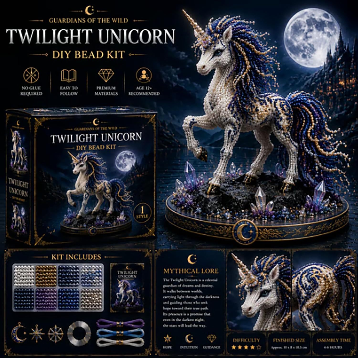 DIY-kraalknutselset met wilde  - Art Craft Unicorn recensie en prijs
