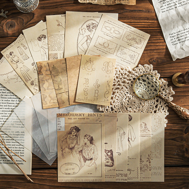 Vintage Scrapbooking Craft Pap - Art Craft Journals recensie en prijs
