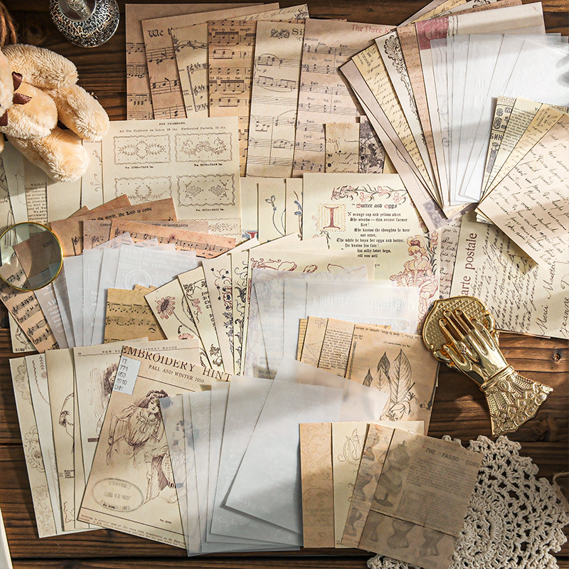 Vintage Scrapbooking Craft Pap - Art Craft Journals recensie en prijs