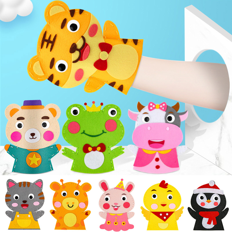 Leuke Cartoon Dier Handpop Kin - Art Craft 3 Year Old recensie en prijs
