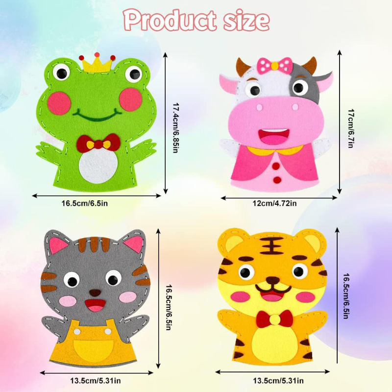 Leuke Cartoon Dier Handpop Kin - Art Craft 3 Year Old recensie en prijs