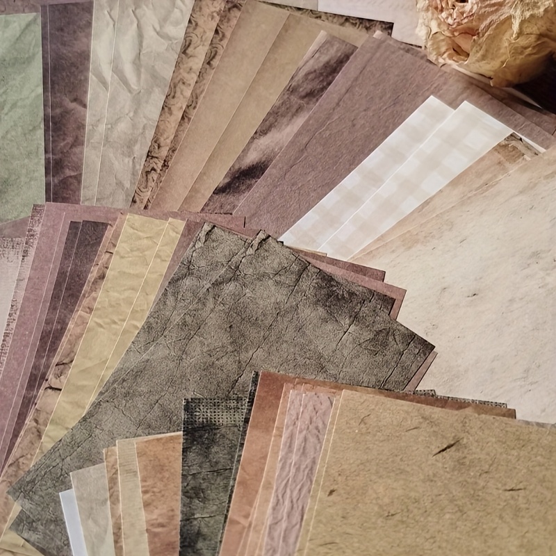 60-vellen vintage knutselpapie - Art Craft Journals recensie en prijs