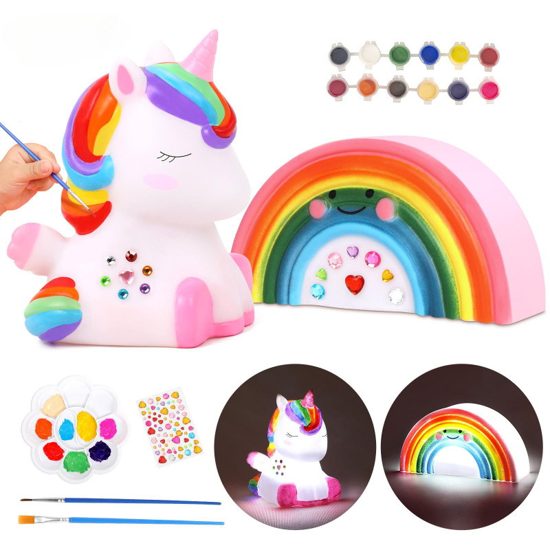 Verf je eigen eenhoorns DIY Ra - Art Craft Unicorn recensie en prijs