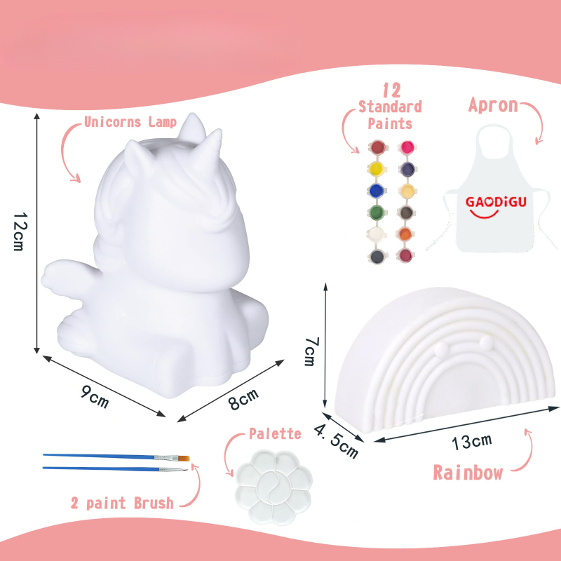 Verf je eigen eenhoorns DIY Ra - Art Craft Unicorn recensie en prijs