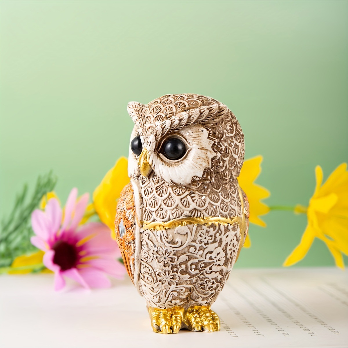 Nieuwe trendy hars uil standbe - Tv Art And Craft recensie en prijs