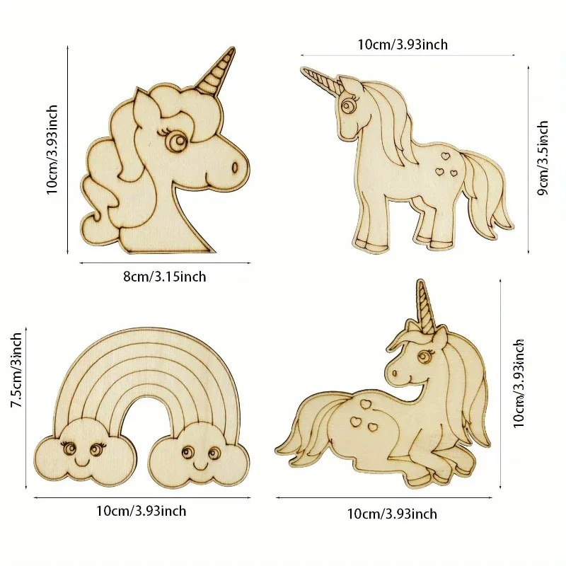 24-delige hoogwaardige houten  - Art Craft Unicorn recensie en prijs