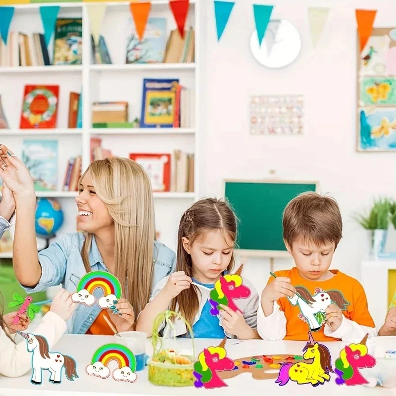 24-delige hoogwaardige houten  - Art Craft Unicorn recensie en prijs