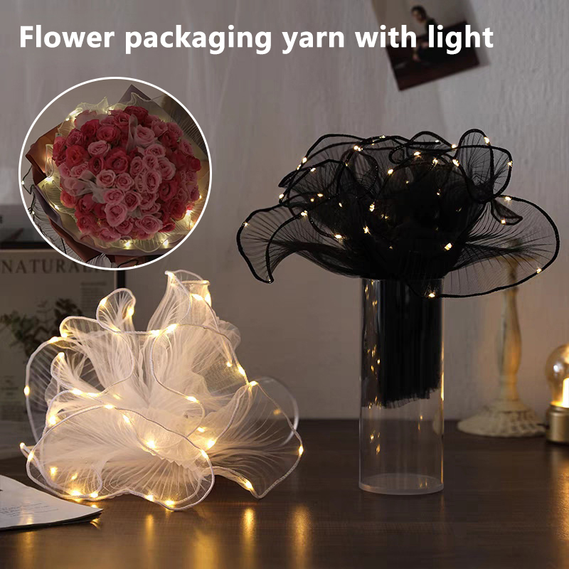 1 stks LED bloem inpakpapier m - Art Craft Items recensie en prijs