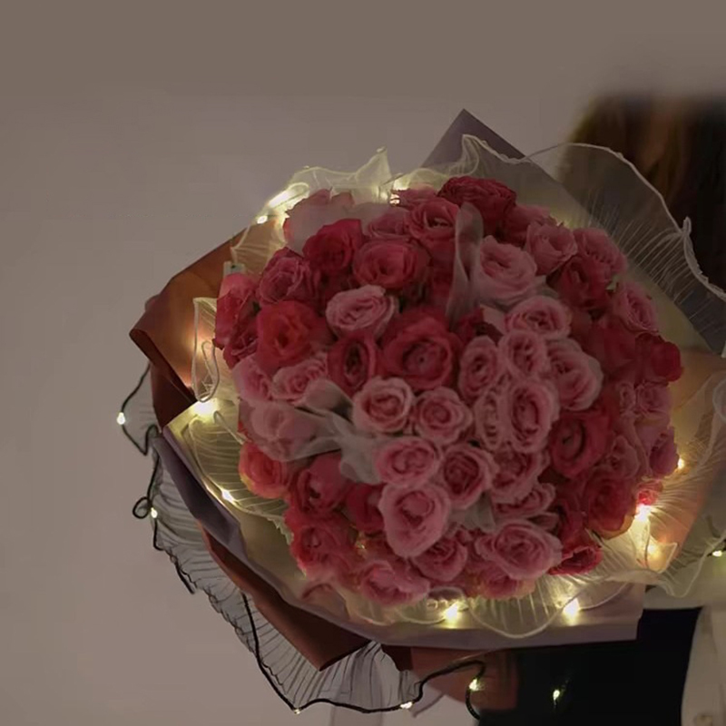1 stks LED bloem inpakpapier m - Art Craft Items recensie en prijs