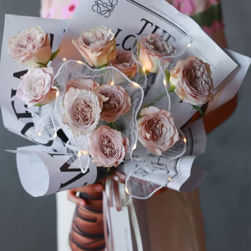 1 stks LED bloem inpakpapier m - Art Craft Items recensie en prijs