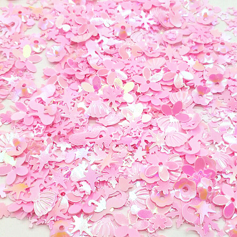 10g roze pailletten mix paille - Art Craft Unicorn recensie en prijs