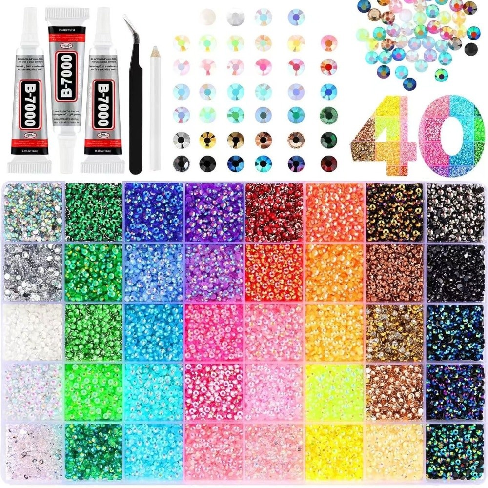 Hete Multicolor Resin Strass S - Art Craft Items recensie en prijs