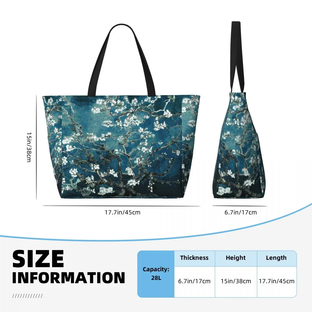 Aangepaste Van Gogh Amandelblo - Art Portfolio Bag recensie en prijs