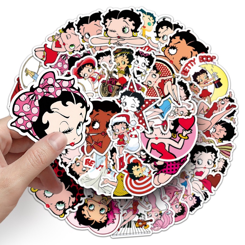Betty Boop 50 stickers met hog - Origami Paper Set recensie en prijs
