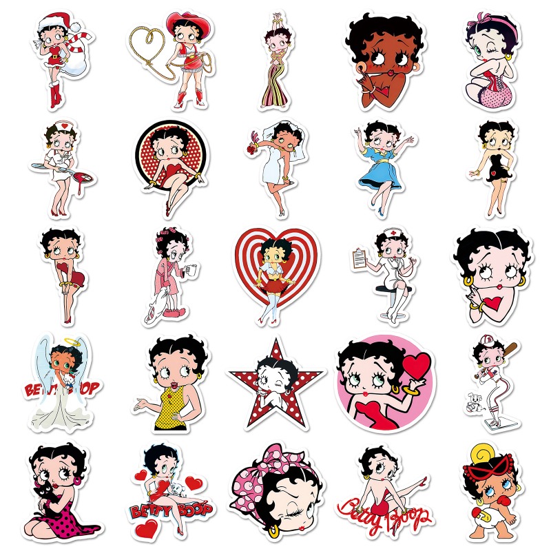 Betty Boop 50 stickers met hog - Origami Paper Set recensie en prijs