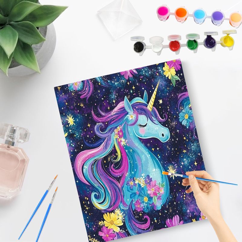PhotoCustom Paarse Eenhoorn Sc - Art Craft Unicorn recensie en prijs