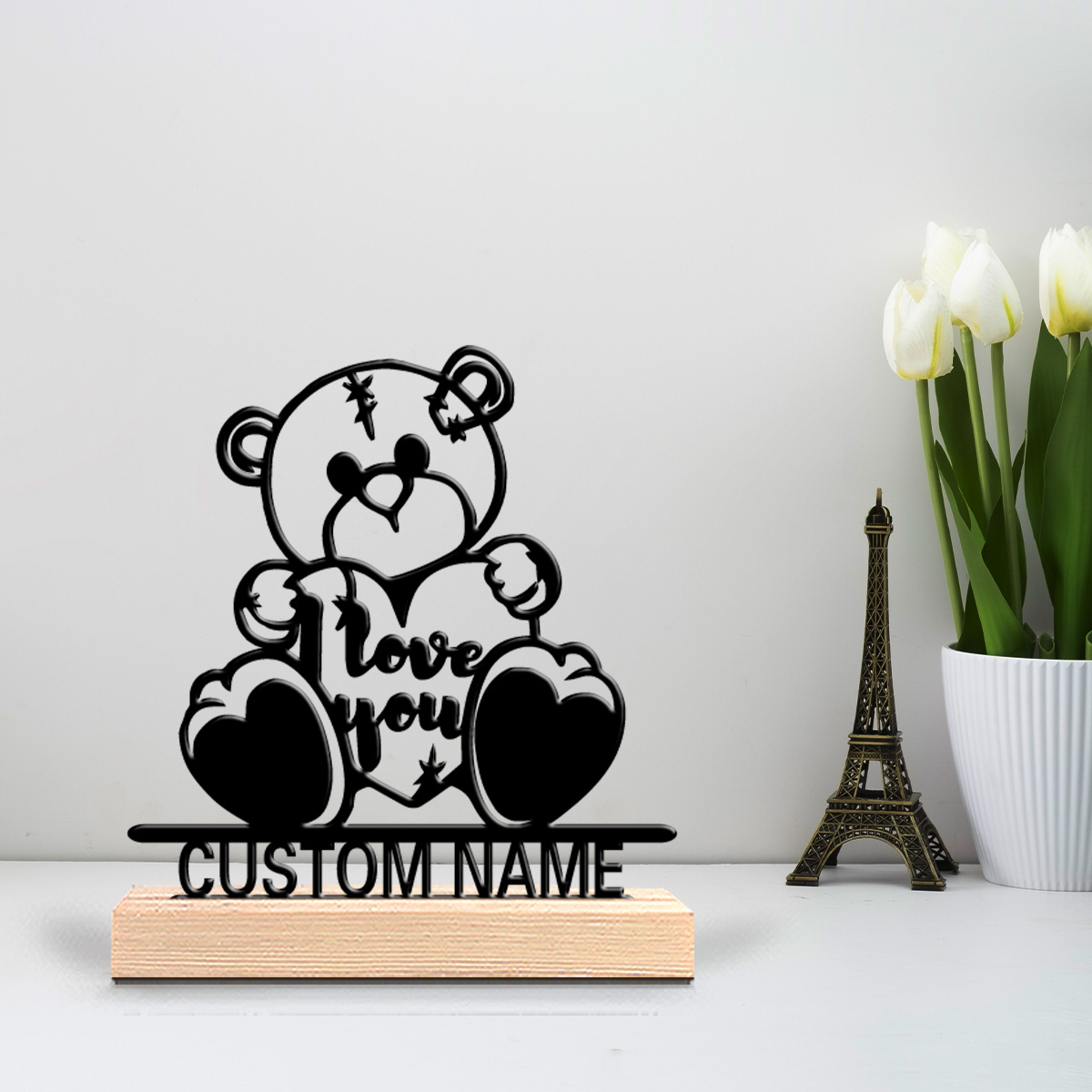 1 stuk modieus liefdespeeltje  - Art Craft Wood recensie en prijs